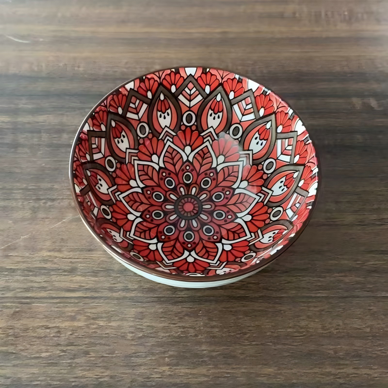 4.5寸碗波西园-红