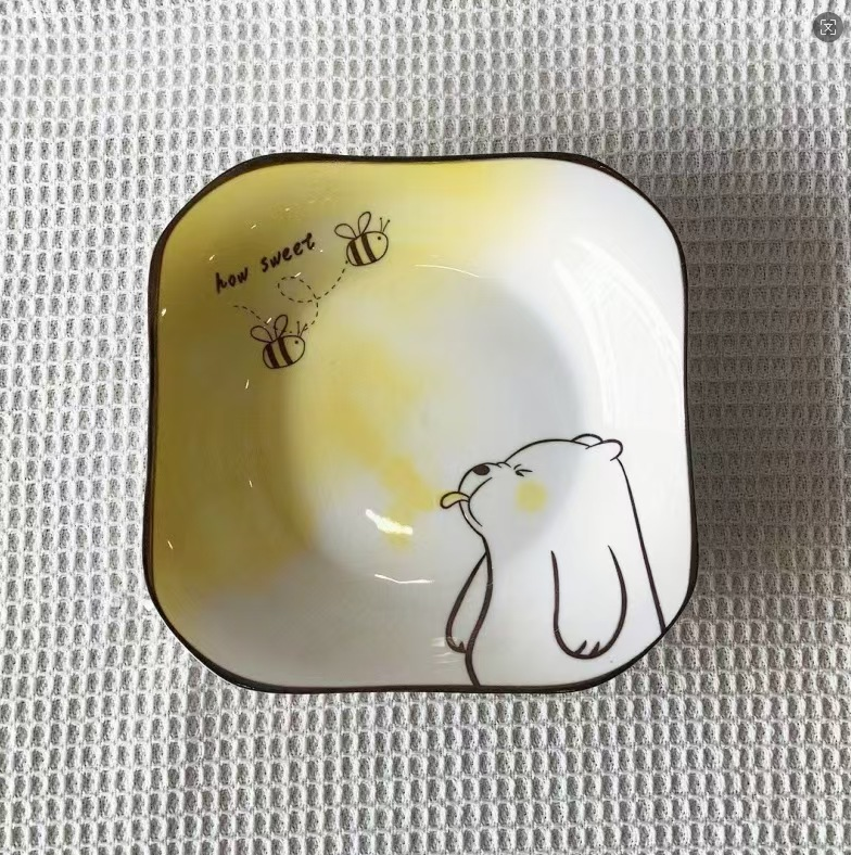 8.5英寸如意盘小熊