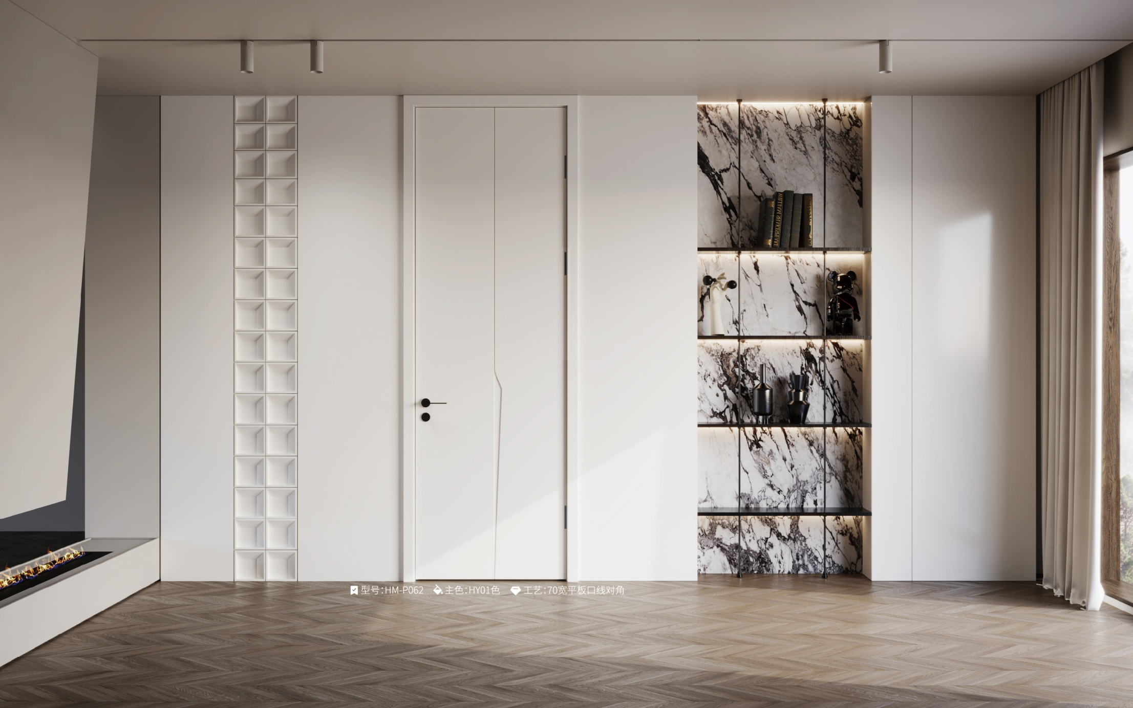 Customized wooden door series
